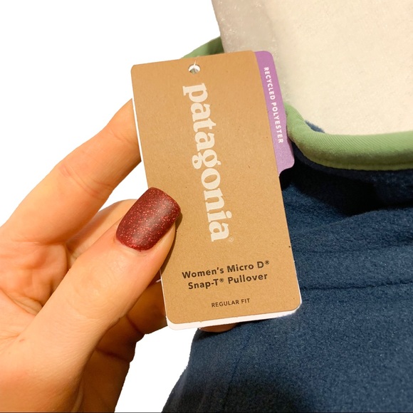 Patagonia | NEW Women’s Navy Micro Fleece Jacket - Picture 5 of 6